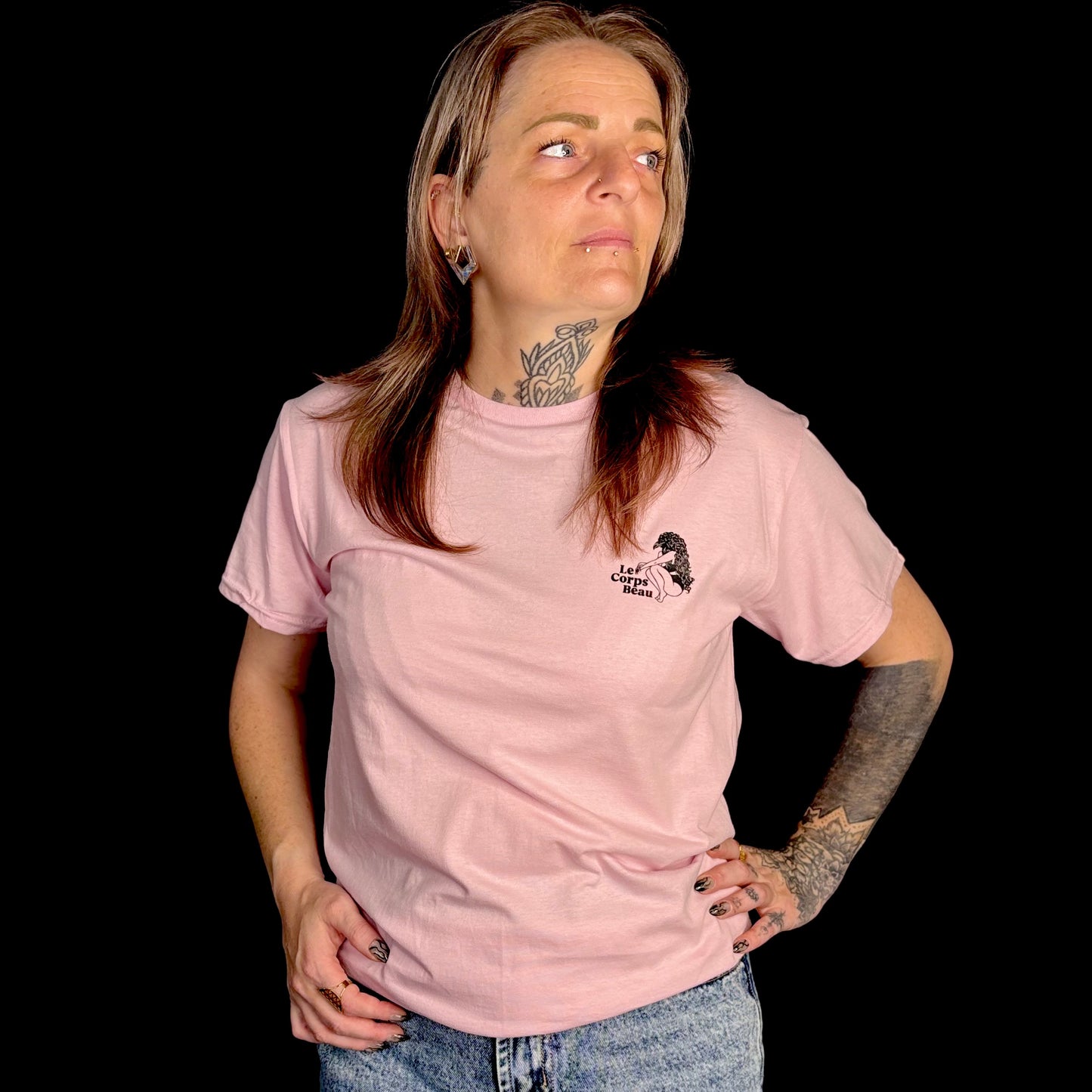 T-Shirt Le Flamme en Rose