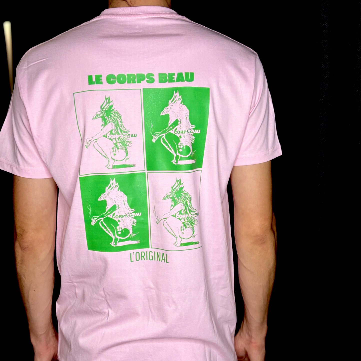 T-Shirt Rose Corps Beau L’original