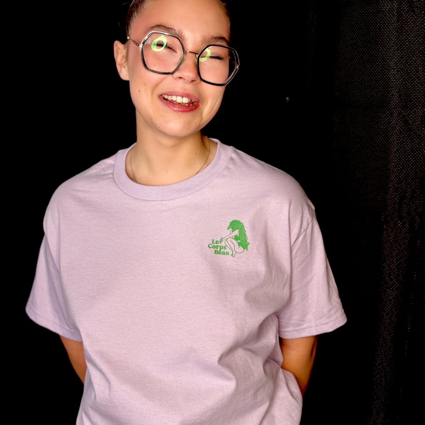 T-Shirt Lavande Corps Beau L’original