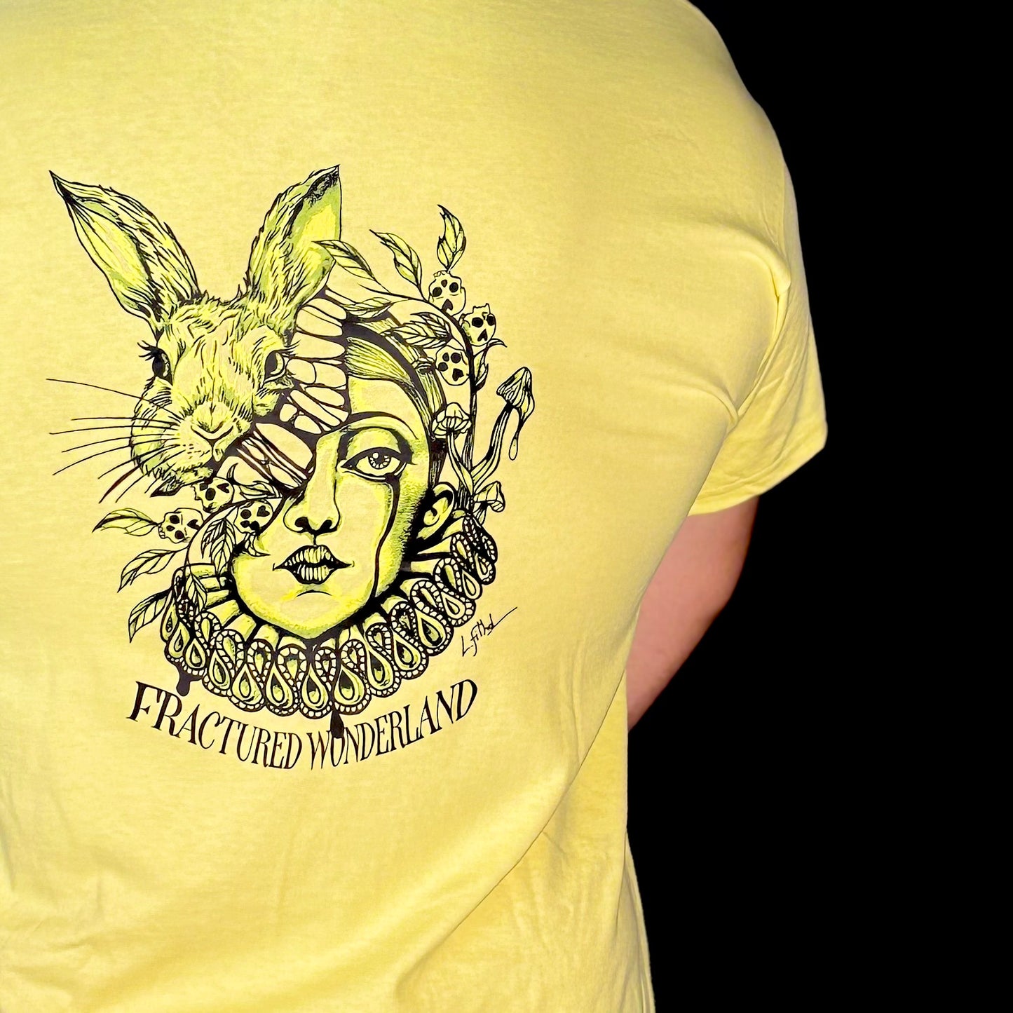 T-Shirt Jaune - Fractured Wonderland
