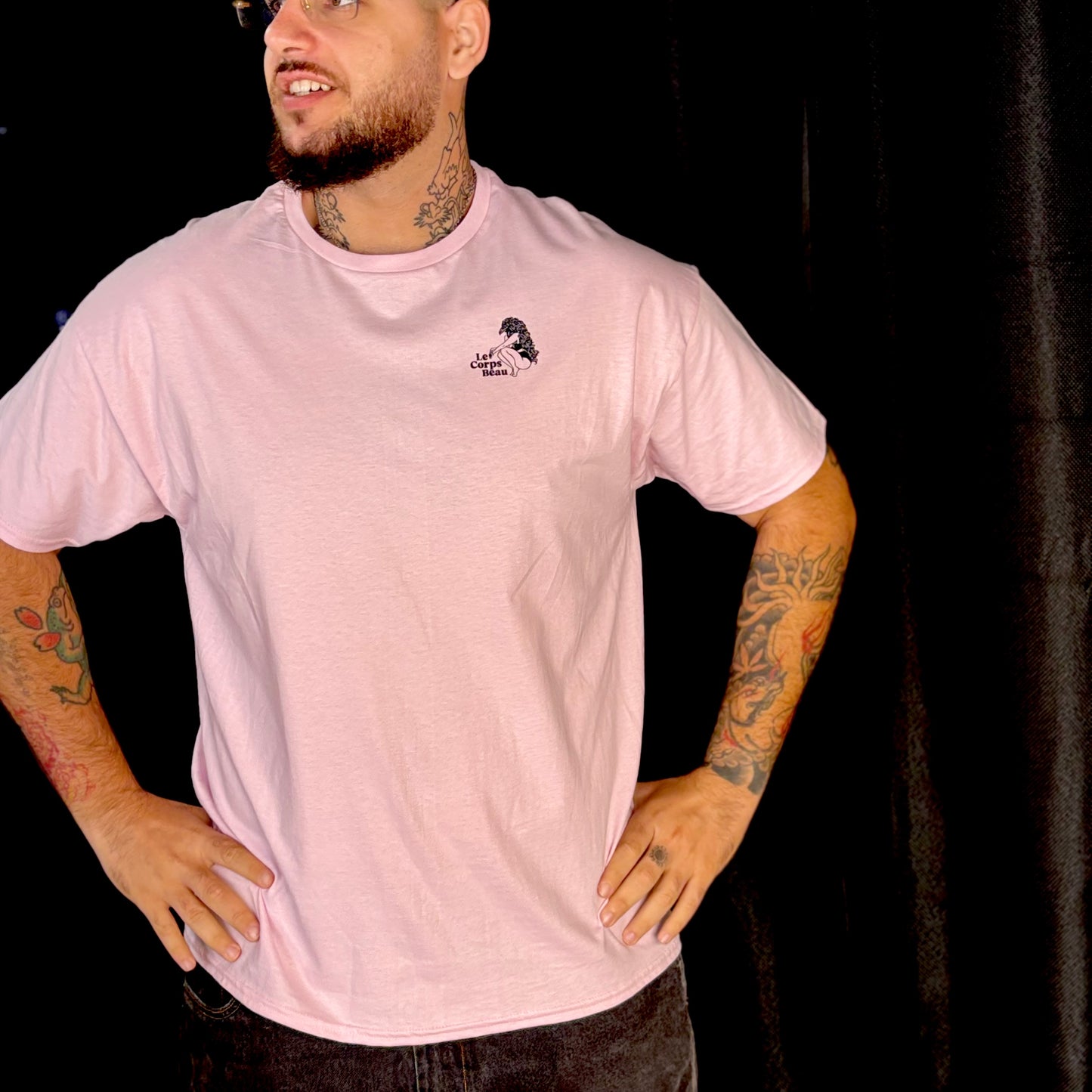 T-Shirt Rose poudré Manège du Coeur