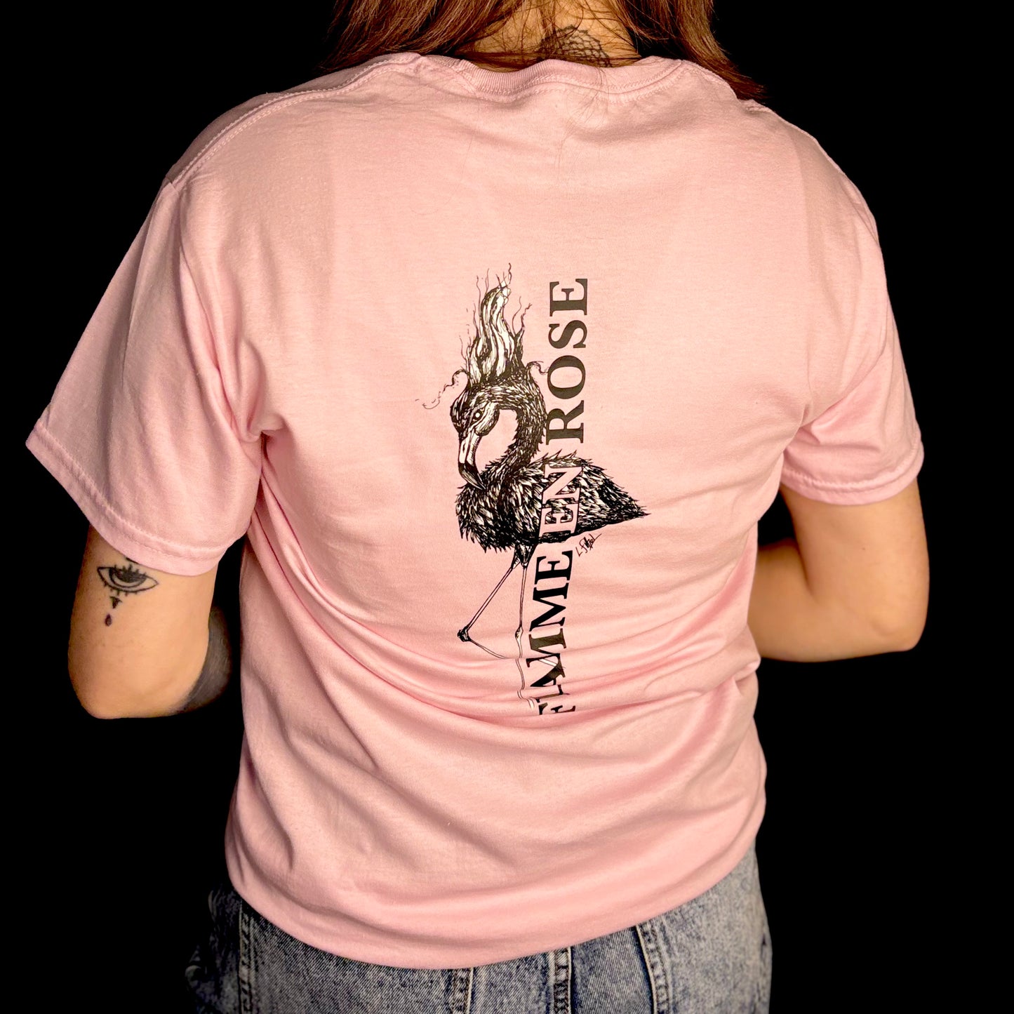 T-Shirt Le Flamme en Rose