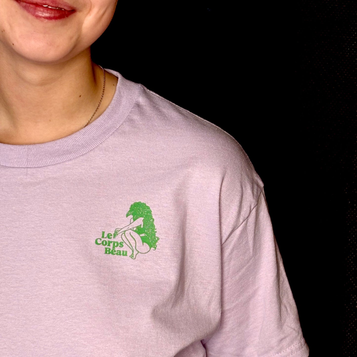 T-Shirt Lavande Corps Beau L’original