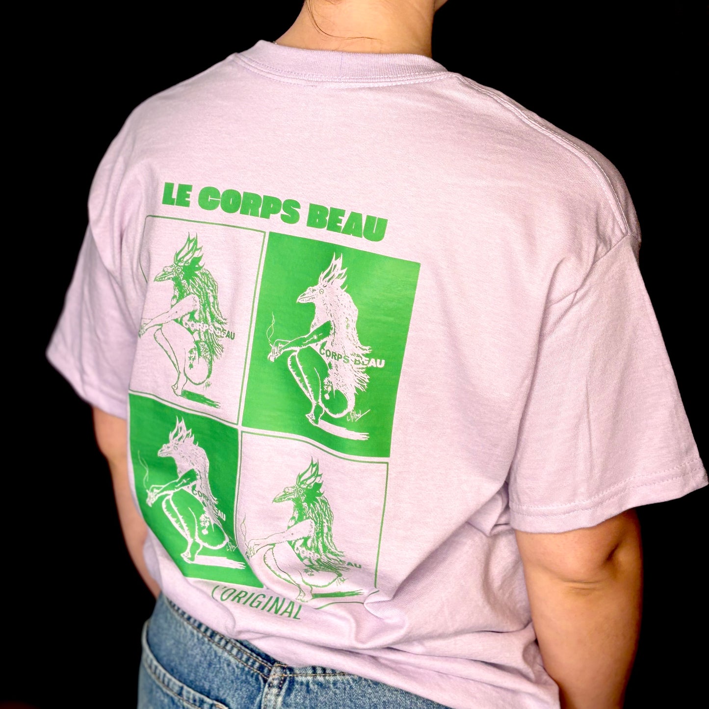 T-Shirt Lavande Corps Beau L’original