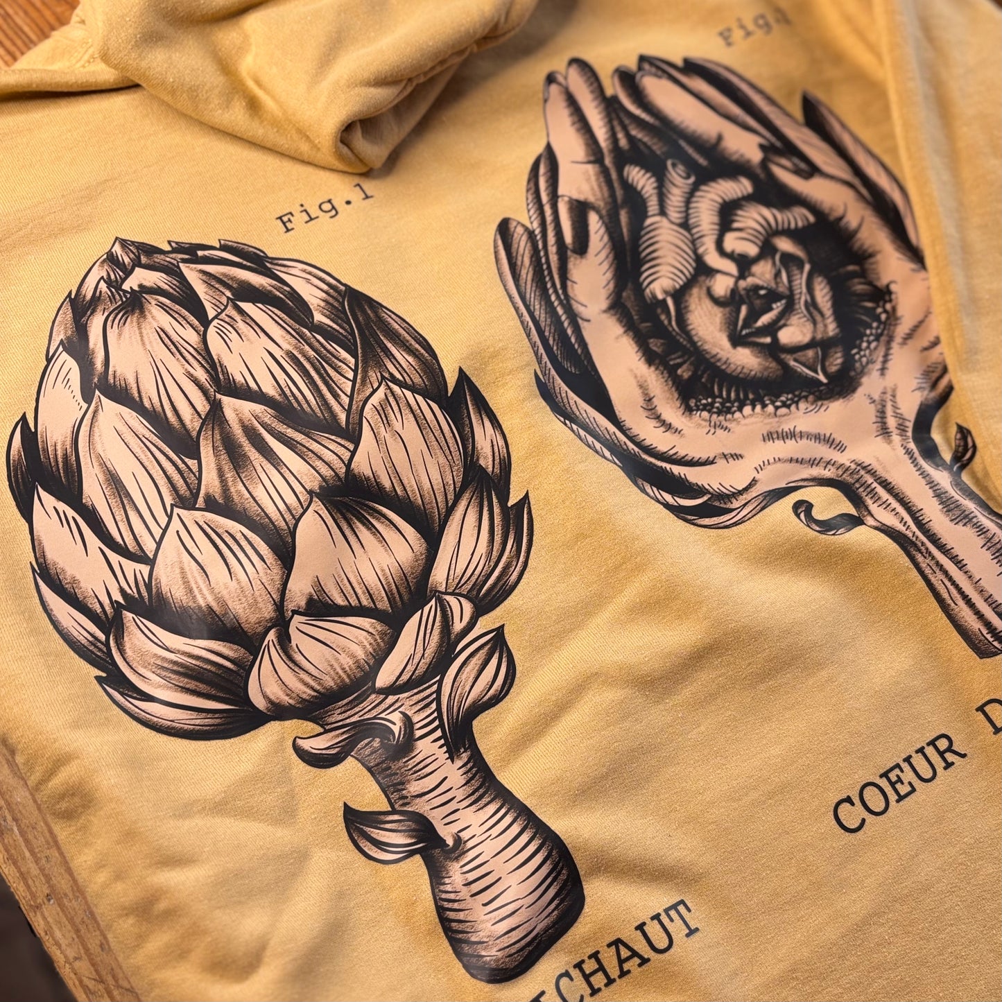 Sweat à capuche Cœur d’Artichaut