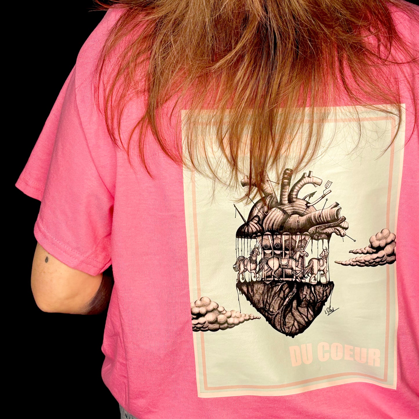 T-Shirt Fushia Manège du Coeur