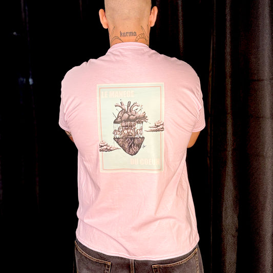 T-Shirt Rose poudré Manège du Coeur