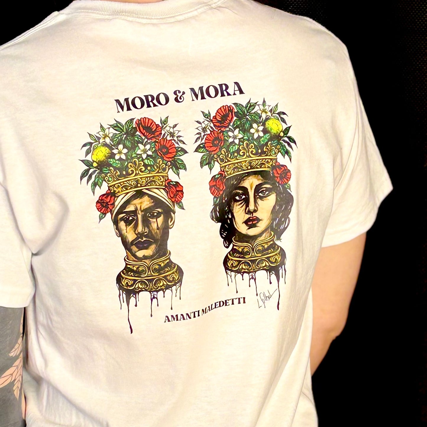 T-Shirt Blanc Moro & Mora