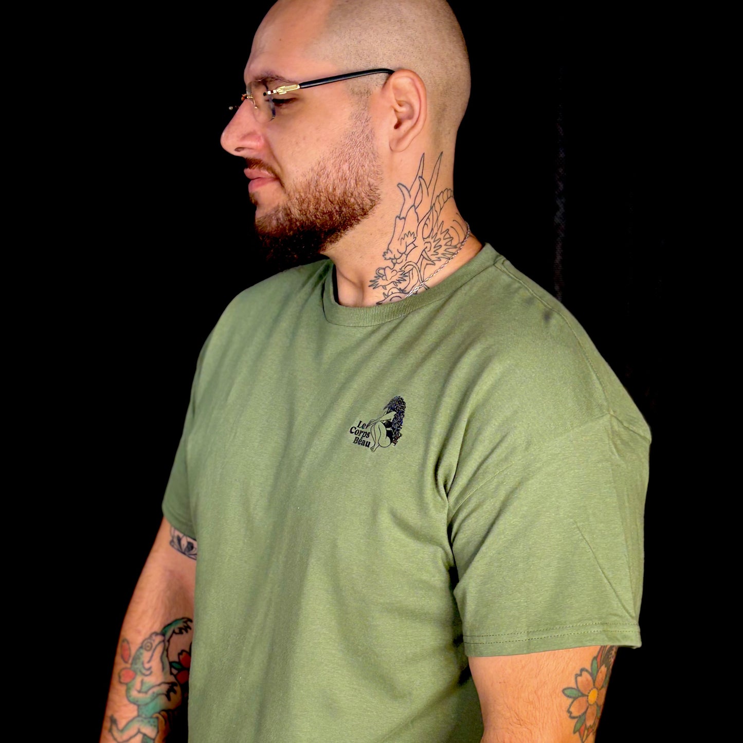 T-Shirt Kaki Cœur d’Artichaut