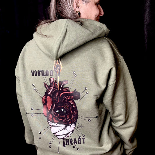 Sweat à capuche Voodoo Heart