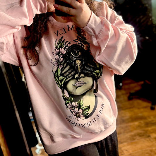 Pull rose poudré Omen
